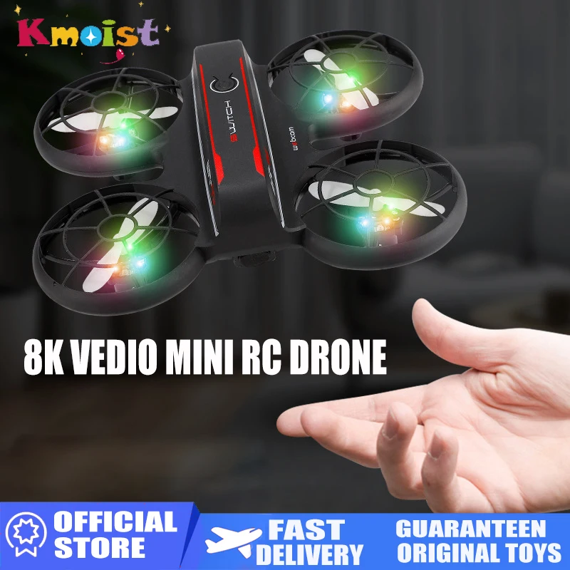 

RC Drone Mini UFO Dron with Rainbow Led Remote Control Helicopter Indoor Drones Helicopters Rc Plane Airplane Toys for Kids Gift