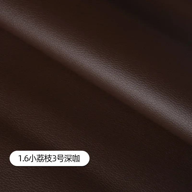 Luxurious Litchi Pattern Leather Fabric – Premium Upholstery Material for Car Interiors, Bags, Chairs, and DIY Projects – Waterproof and Durable, Sold Per Meter