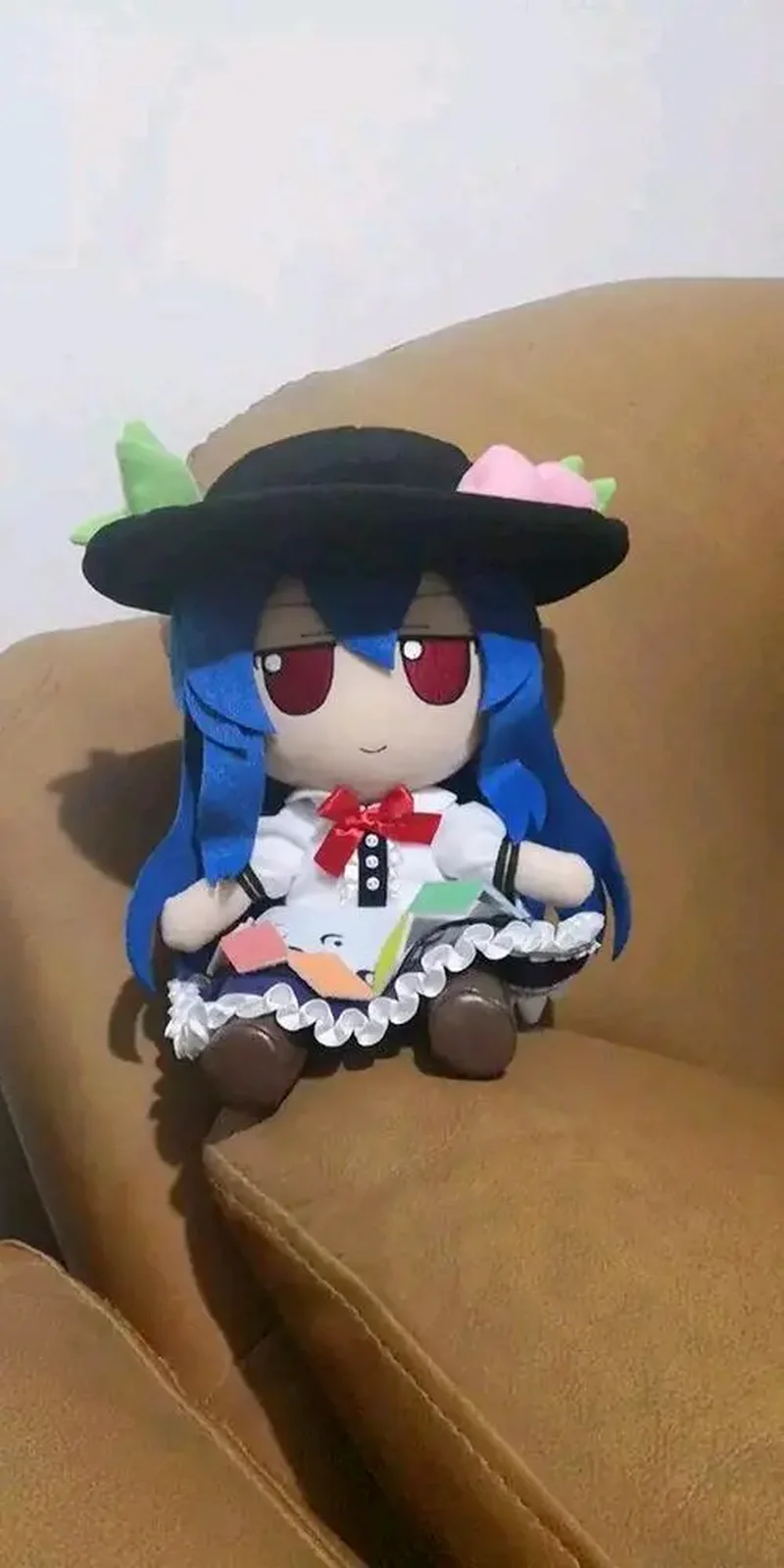 COYOUNG Store Anime TouHou Project Cosplay Hinanawi Tenshi Fumo 22cm Cute Cartoon Plush Doll Birthday Present Gifts plush toy plush doll
