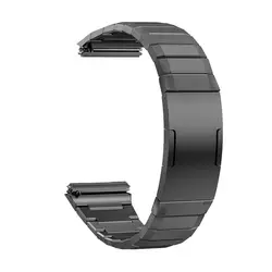 Premium Titanium Alloy Watch Straps - No Gap Metal Bands, Stylish Correa Replacements - Huawei GT 6 Pro (Gray)