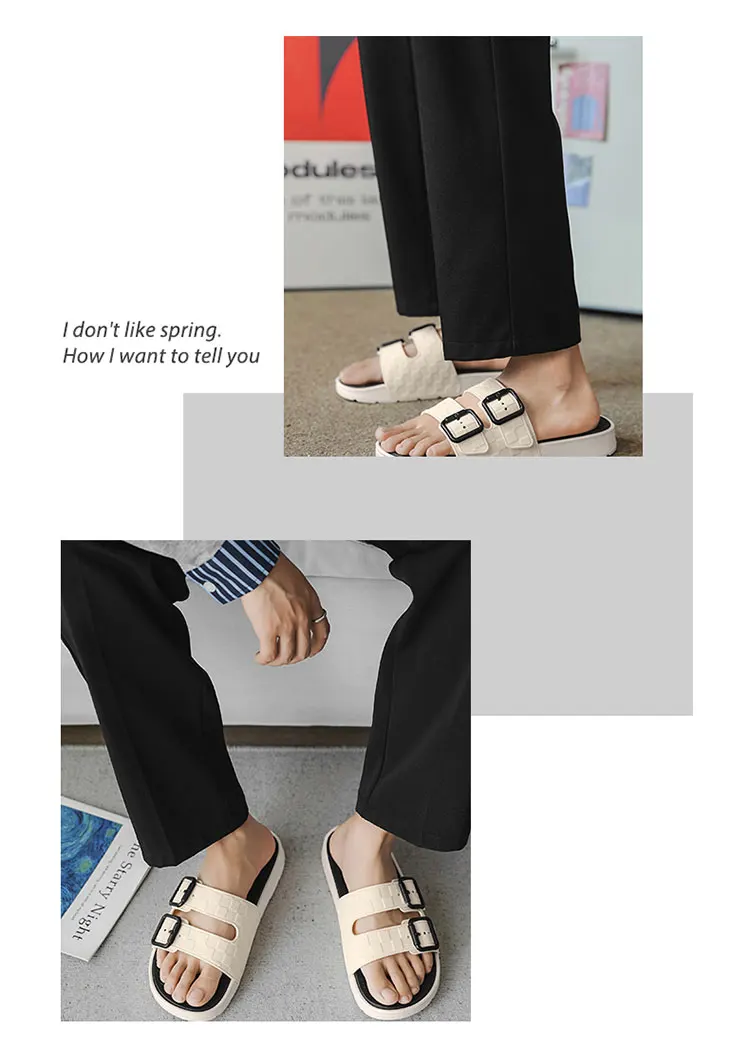 شباشب شاطئ صيفية للرجال صنادل مريحة تسمح بمرور الهواء خفيفة للغاية شباشب رجالية داخلية وخارجية مقاس كبير 46 47