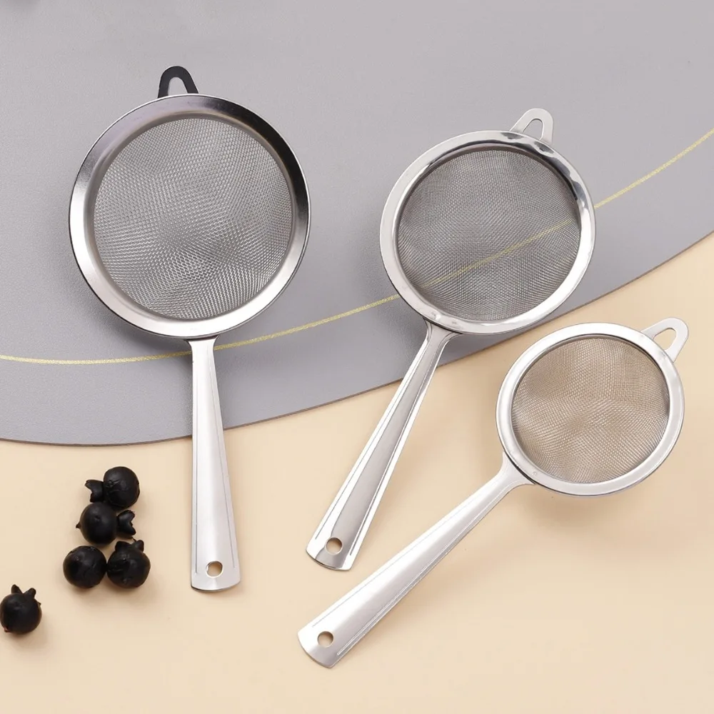 Stainless Steel Matcha Sifter Fine Mesh Strainer for Tea and Kitchen