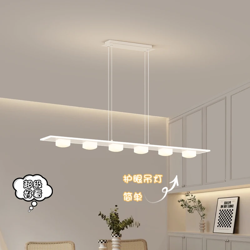 

White Modern LED Pendant Lights for Living Room Table Dining Room Kitchen Bar Office Minimalist Home Deco Pendant Lamp Lighting
