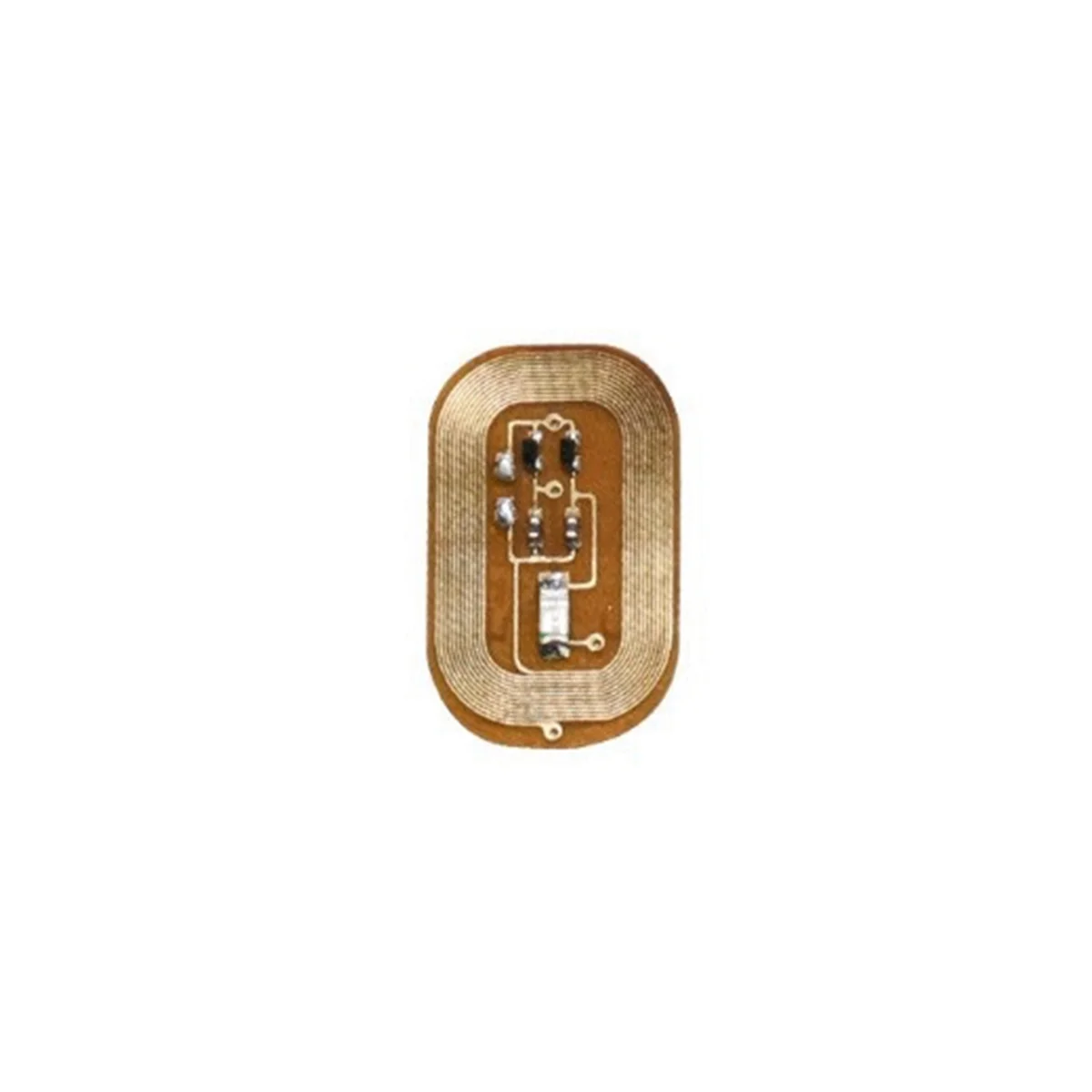 5Pcs NFC Flash Nail Sticker LED Bare Chip Intelligent Luminous Nail Lamp Nail Sticker Enhancement, White Light 3