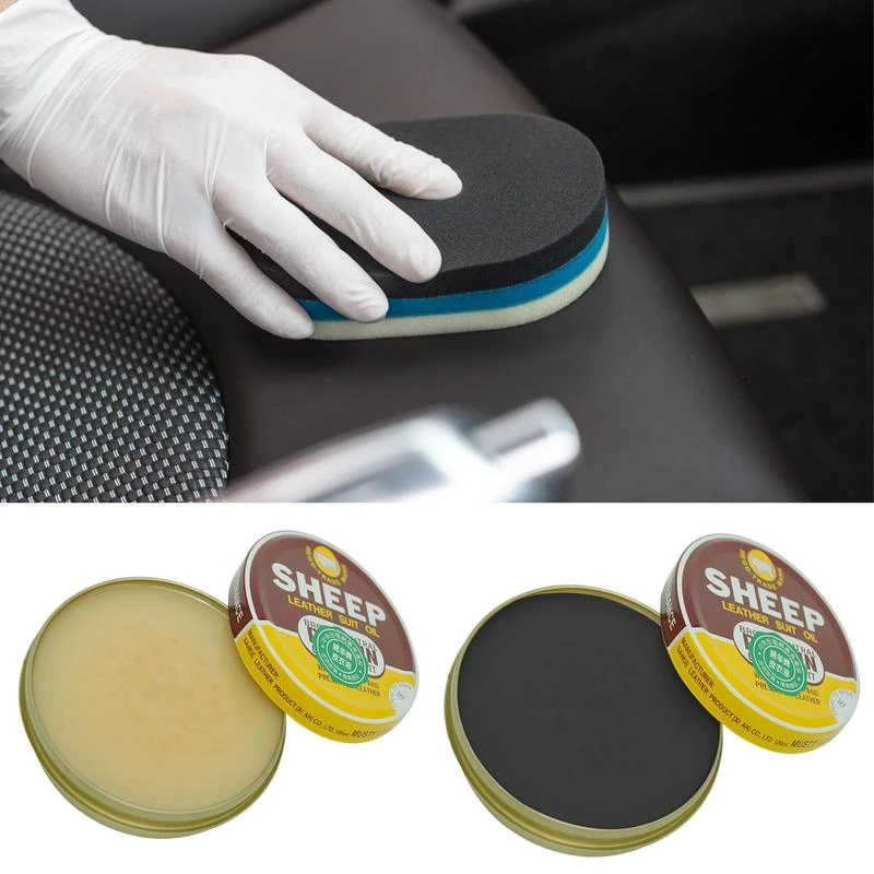 100ml Oil Cream For Leather Shoes Bags Leather Care Cream Leather