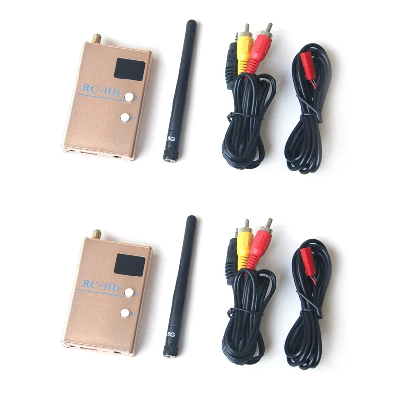 

2X FPV 5.8G 5.8Ghz RC832HD RC-HD Receiver -Compatible With A/V And Power Cables For Quadcopter F450 S550