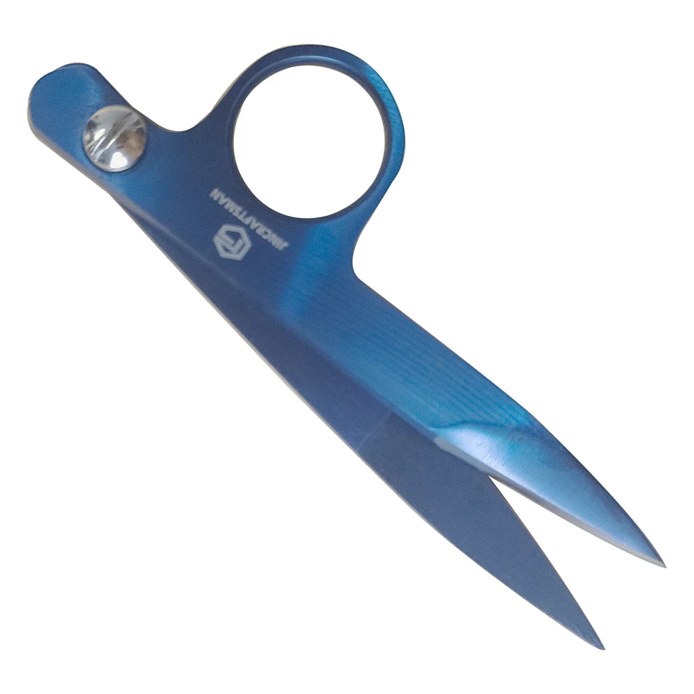 

Jincraftsman®-4,6 дюймовые синие ножницы из искусственной кожи для одежды, портновских изделий, рукоделия, вязания, шитья, офисных зажимов