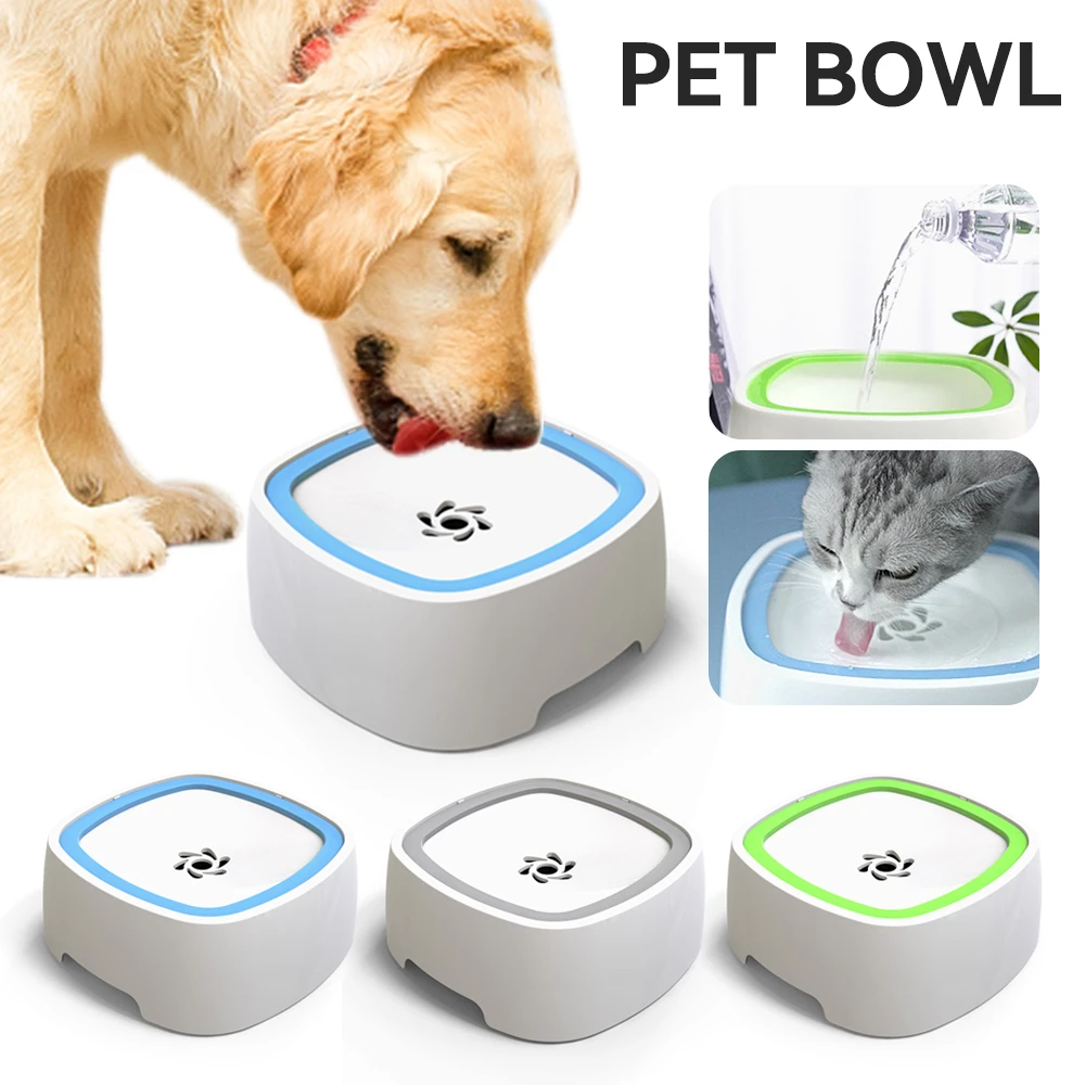 Pet Dog Bowls Floating Not Wetting Mouth Cat Bowl No Spill Drinking