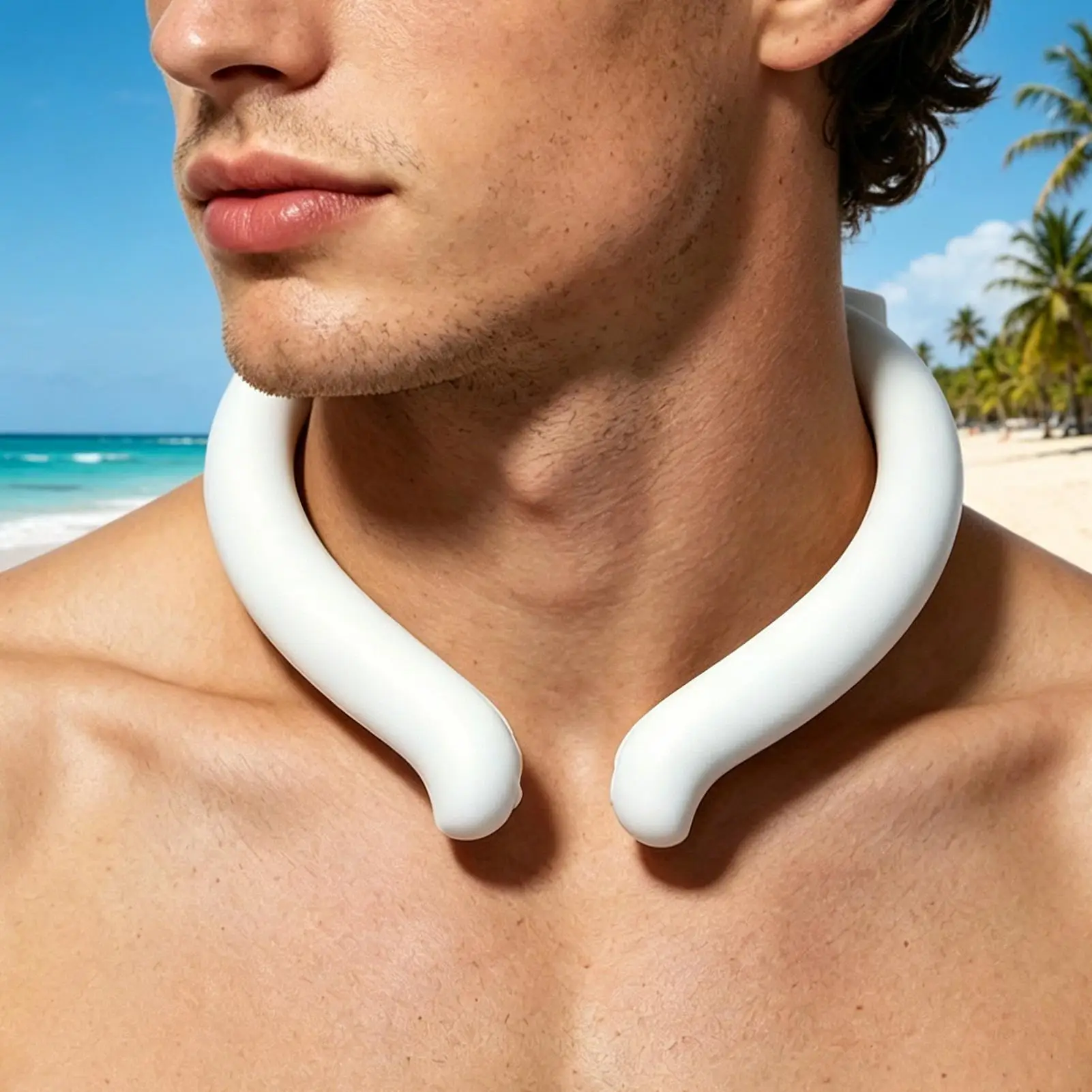 Tubo refrigerante per il collo a mani libere, a prova di perdite, riutilizzabile, impacco di ghiaccio indossabile, Chillypad per sport all'aperto, corsa, viaggi, estate - Image 3