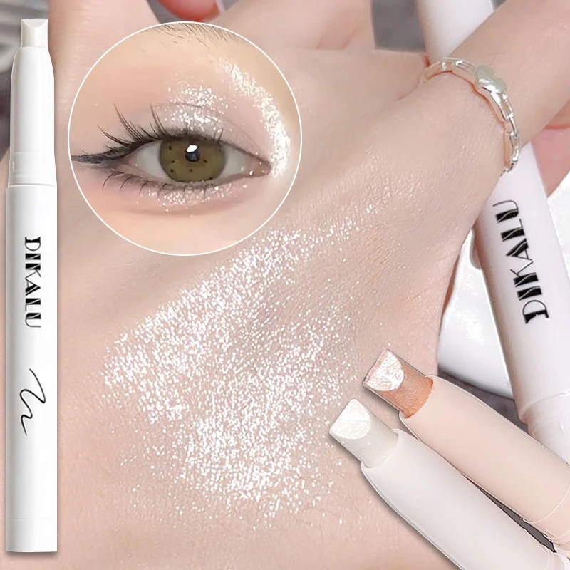 Waterproof Eyeshadow Stick Long Lasting Glittering Highlighter Pen_voghion.com