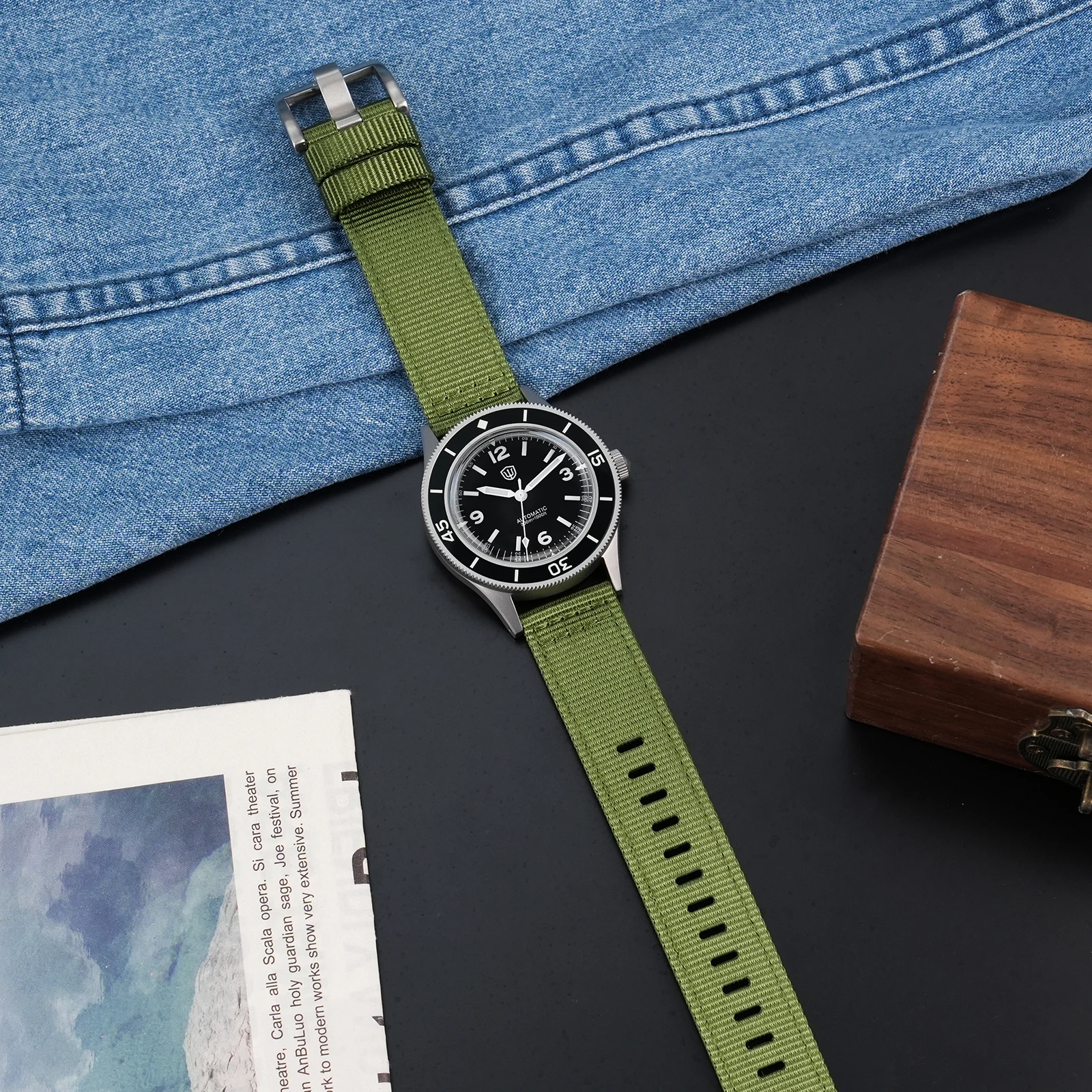 IBENIFIT High Quality Nylon Waterproof Military Sport Watch Strap