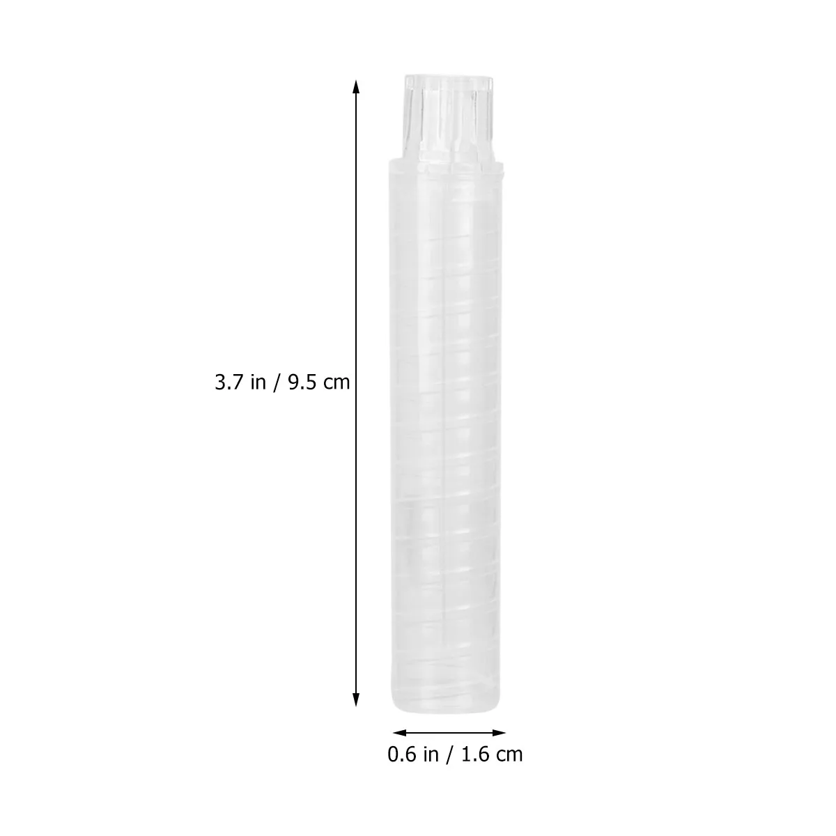 10Pcs 플라스틱 분필 홀더 투명한 디자인은 분필 파손을 방지하여 교실 가정 학습을 위한 손 보호 기능을 제공합니다.