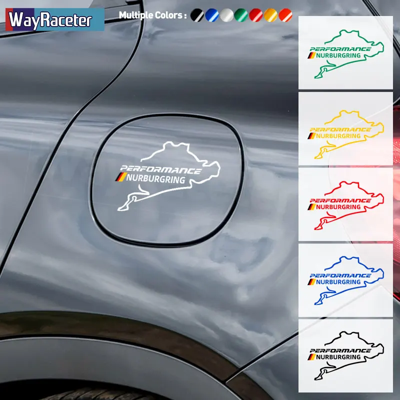 Autocollant Voiture Nürburgring - Décoration Classique étanche, Protection Solaire, Taille 25 Cm, Facile à Poser