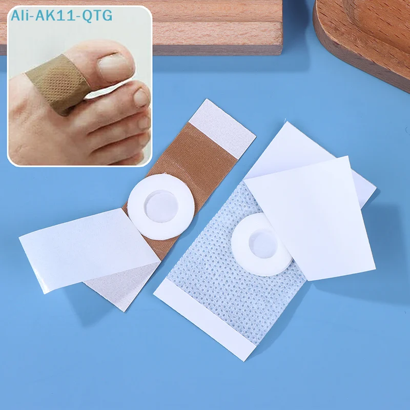 50/100개입 2가지 사이즈 발바닥 굳은살 제거 패치, 티눈 패드, 블랭크 스티커, DIY 플라스터 고정 패치, 발 관리, 지압 패치