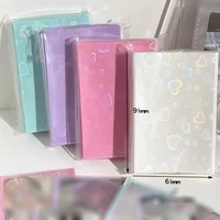 SKYSONIC 50pcs Kpop Card Sleeves 61x91mm 20C New Heart Holder For Holo Postcards Top Load Films Photocard Game Cards Protector 1