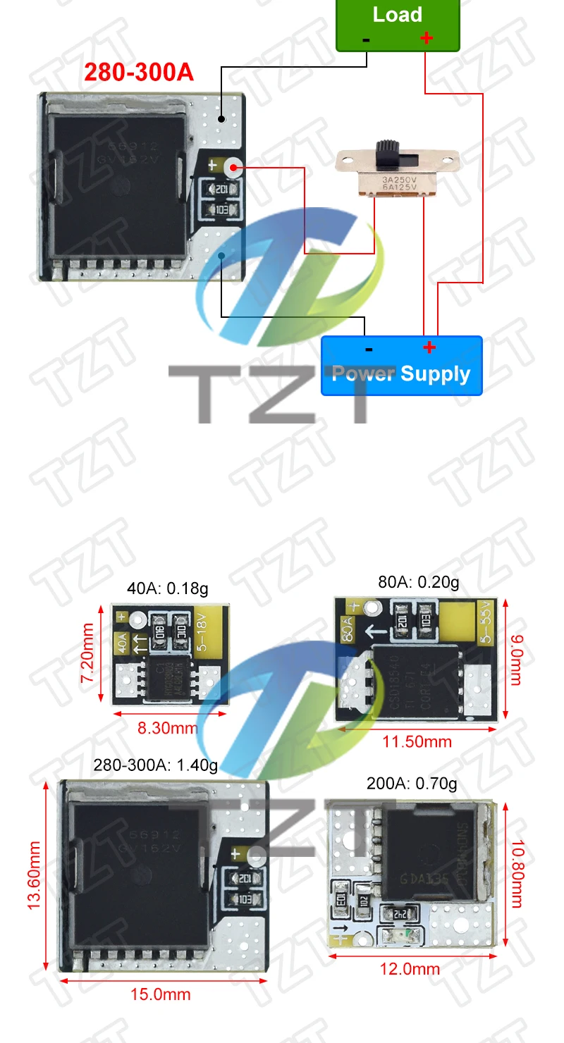 1/3PCS Mini High Power MOS Trigger Switch Drive Module Field Effect Tube PWM Regulation Electronic Switch Control Panel