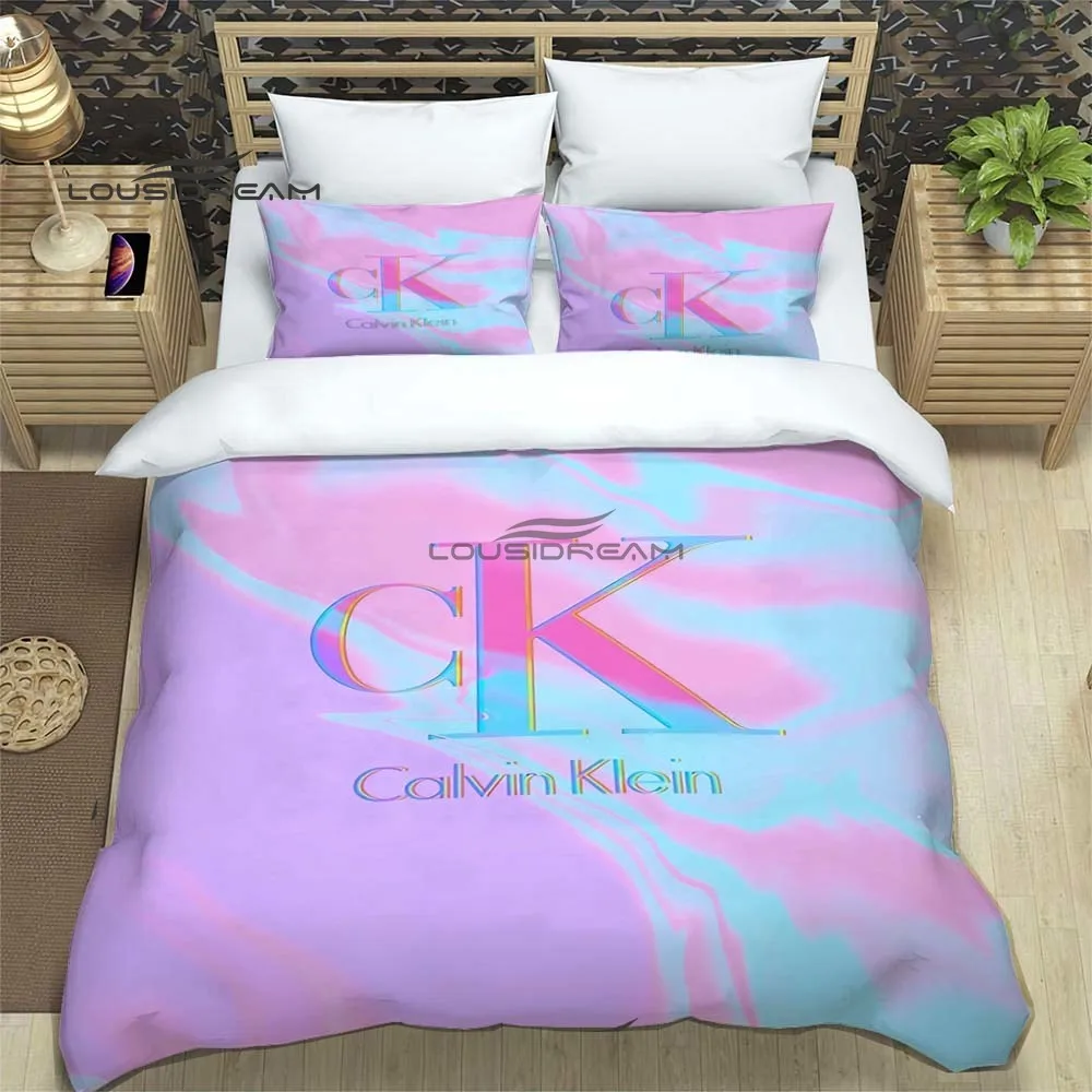 Fashion Calvin Kleins Bedding Set 3D Printing Home Decoration Boy Girl King Size Bedding Set Quilt Cover Pillowcas