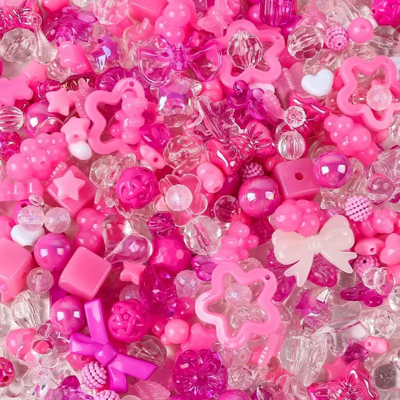 20/100 gr/paket Gemischte Stil Gemischte Farbe Acryl Lose Perlen Für Armband Halskette Schmuck Machen Liefert DIY Handgemachte Zubehör – Detail 28