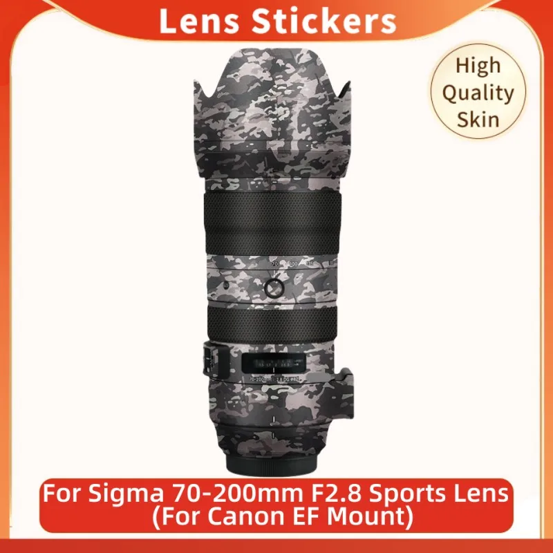 캐논 EF 마운트용 카메라 보호 스티커, 시그마 70-200mm F2.8 DG OS HSM 스포츠 데칼 스킨 비닐 랩 필름, 70-200 2.8