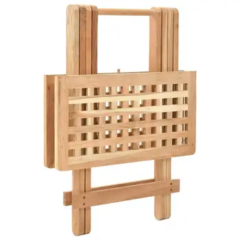Compact Foldable Side Table - 50x50x49 cm 3