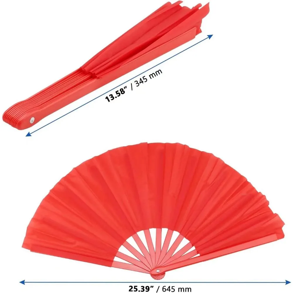 Bamboo Hands Fan Tai Chi Performance Fan Martial Arts Fan Kung Fu Fans Cosplay Fan Black Cover China Many Pattern 5