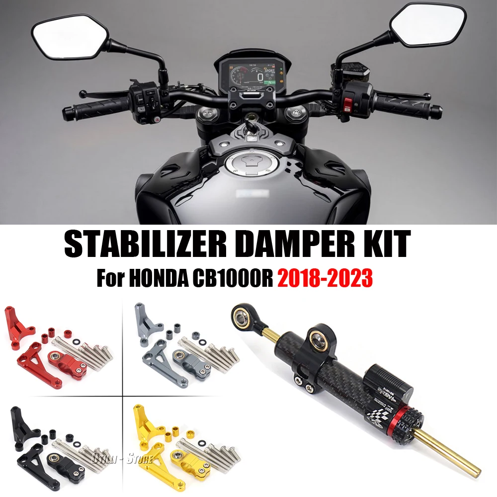 

2018 2019 2020 2021 2022 2023 Motorcycle Steering Stabilizer Damper Mounting Bracket Kit For HONDA CB 1000 R CB1000R cb1000r