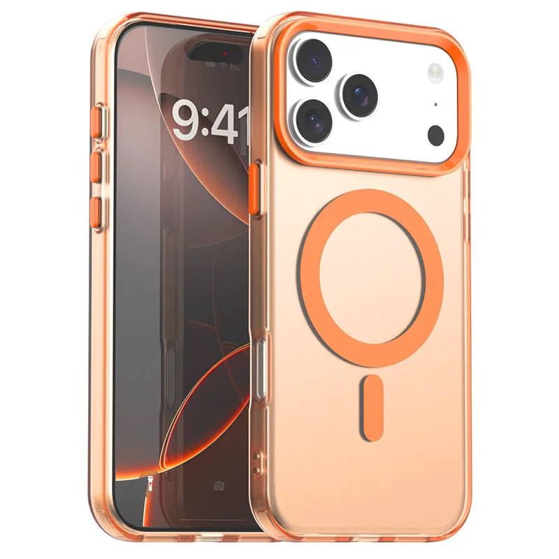 Translucent Candy Color Matte Shockproof Protective Phone Case