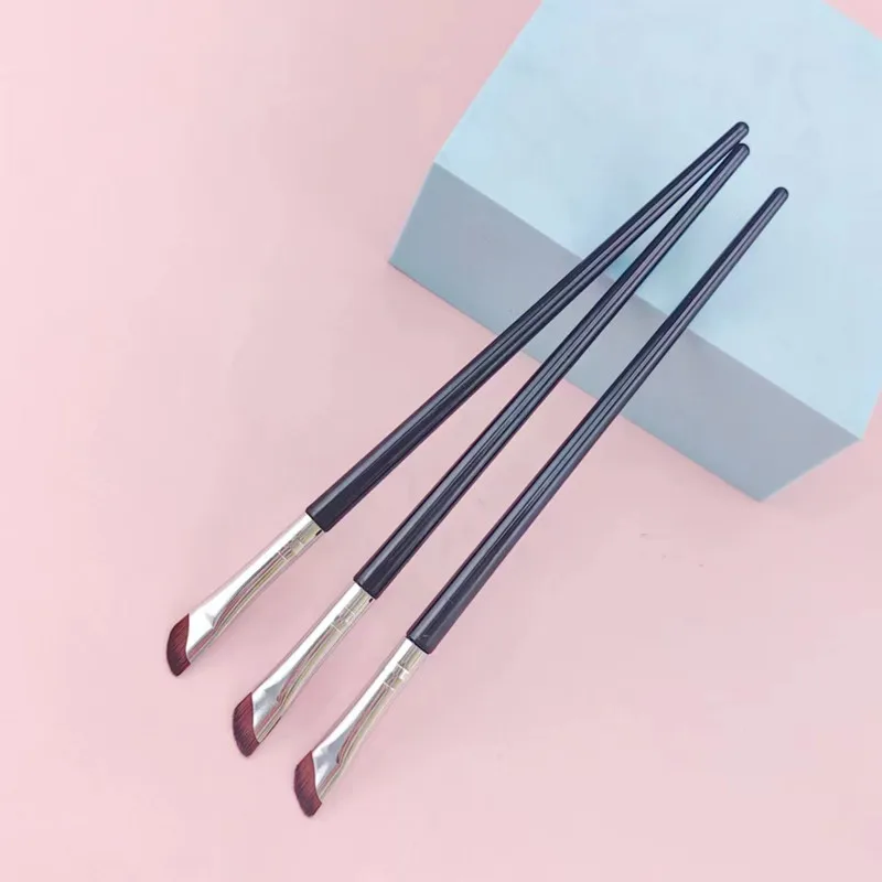 

Brush Eyebrow Eyeliner Professional Small Angled Eyebrow Brow Contour Brush Fine Eyeliner Brush Makeup Tools