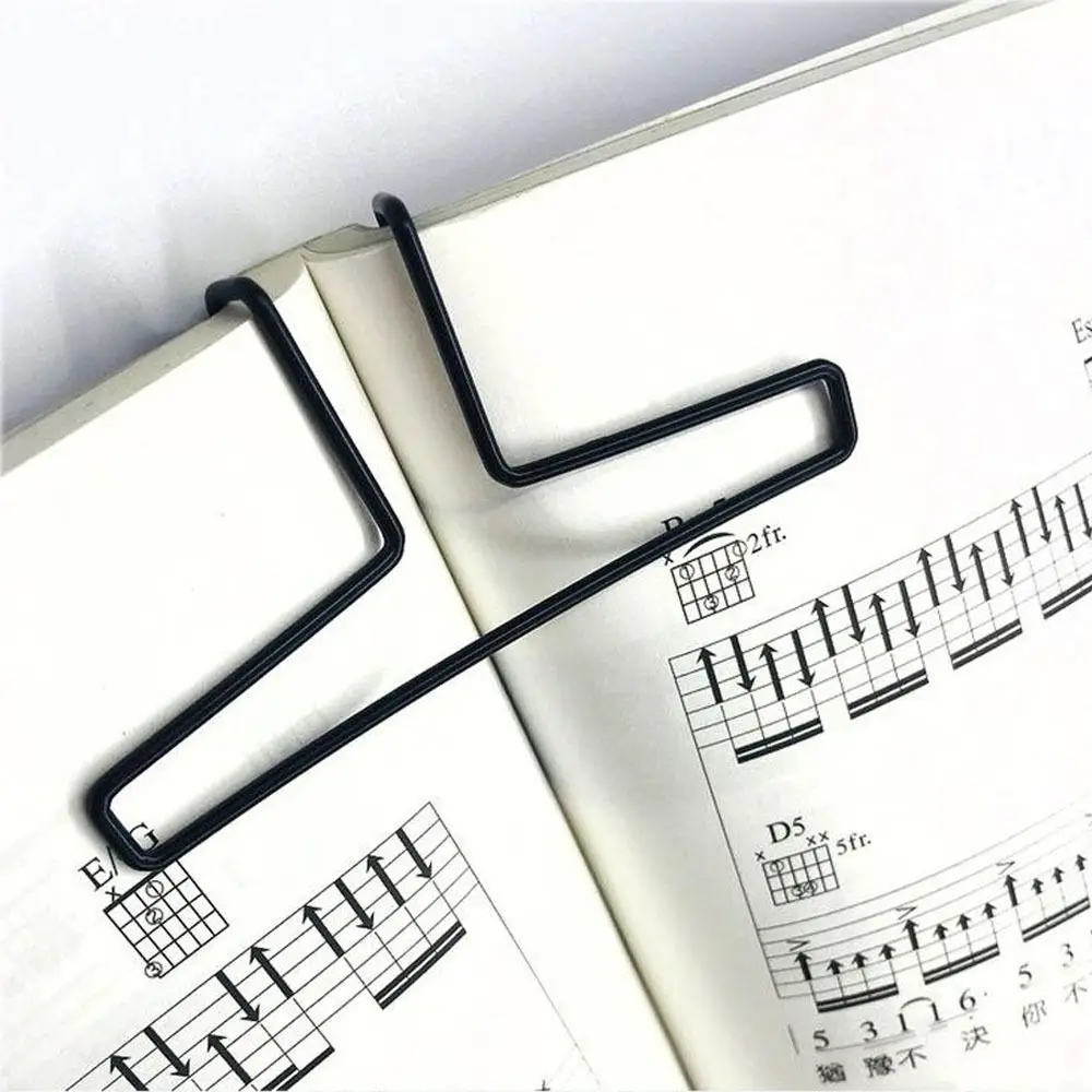 2Pcs Pianos Stands Song Book Clips Page Holder Music Note Clips For Speech Draft Cooking Recipe Magazines Newspapers Music Book music note clips