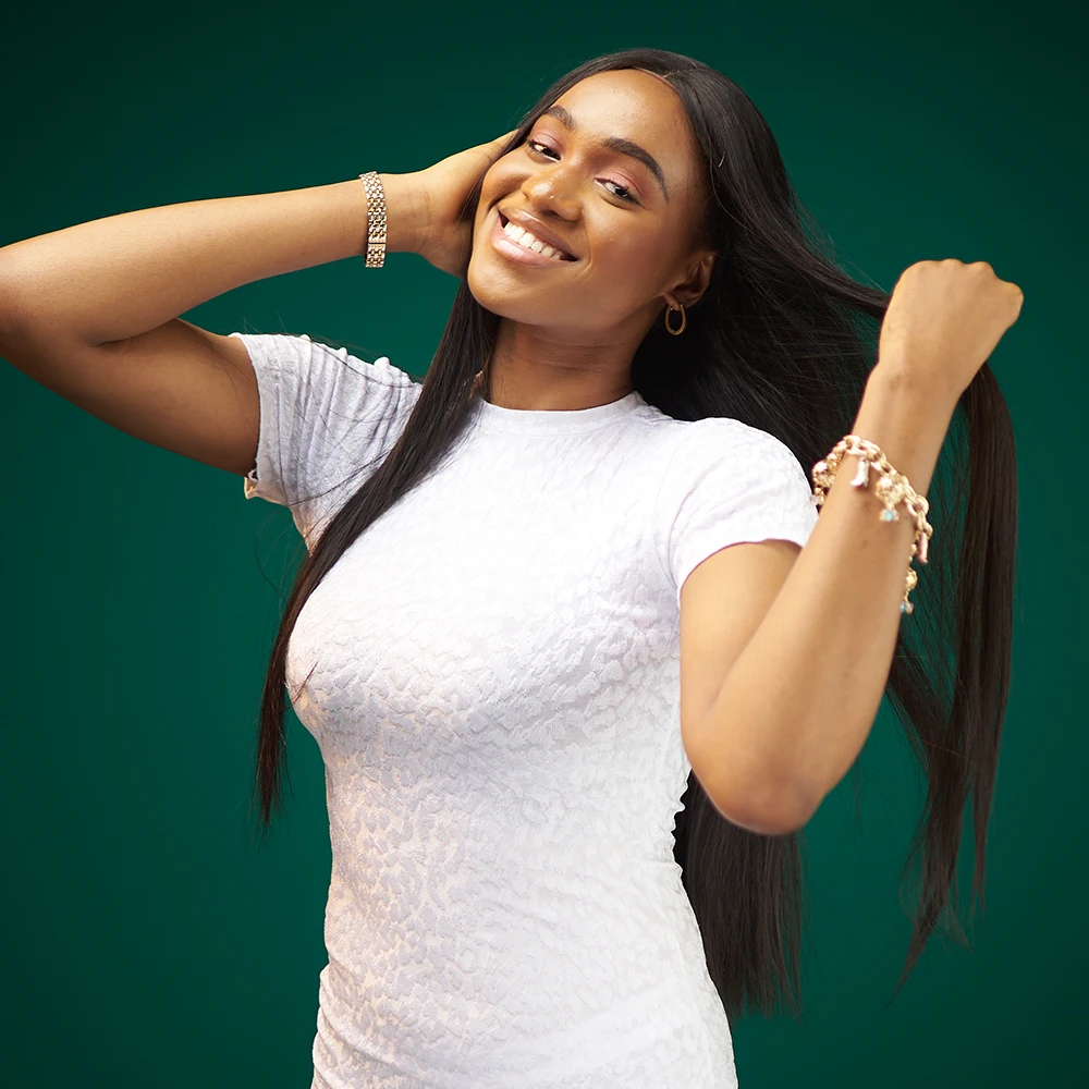 Human Hair Bundles 100% 12A Bone Straight Raw Human Hair Bundles 3bundles with Closure 2x6 Lace Kim K Closure