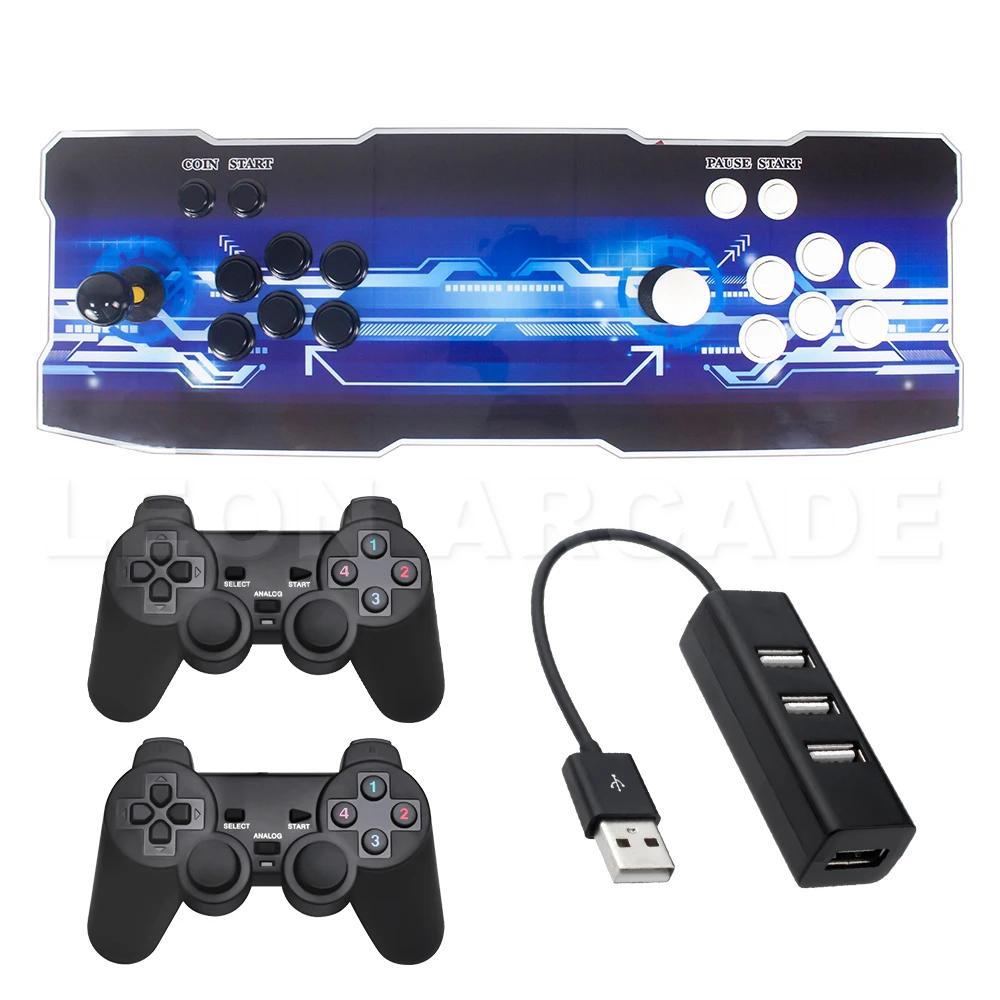 ARCADE Game Console Pandora Box 3d Wifi 8000 Games 6 Button Joystick 2 Players Controller Retro Pandora Arcade Console Game