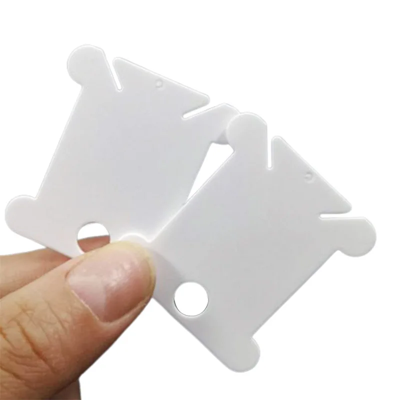 Plastic Bobbins and Bobbin Winder Set Spool Thread Card Embroidery Floss DIY Stitch Thread Organizer Holder Sewing Tools