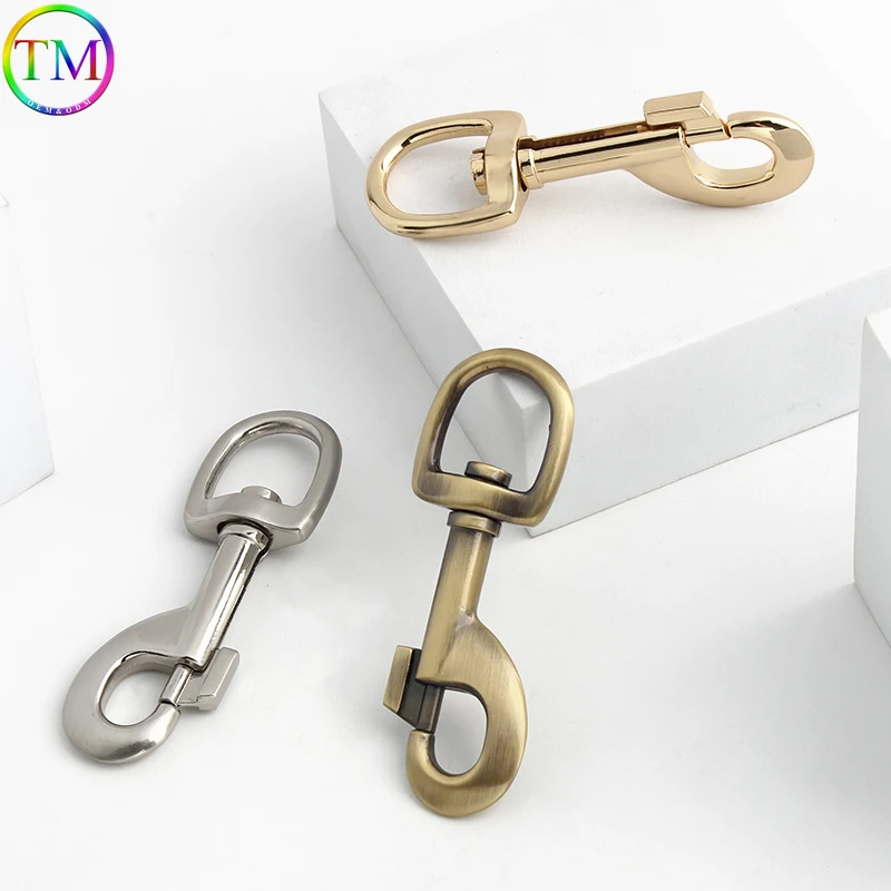 10-40Pcs Metal Leather Belt Snap Hook Swivel Trigger Clip For Bag Webbing Buckle Swivel Lobster Clasps Diy Luggage Hardware