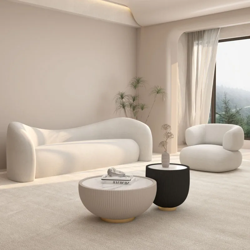 

Relaxing Cozy Simple Lazy Sofa Unique Soft White Puffs Living Room Sofas Recliner Nordic Reading Sillon Reclinables Furniture