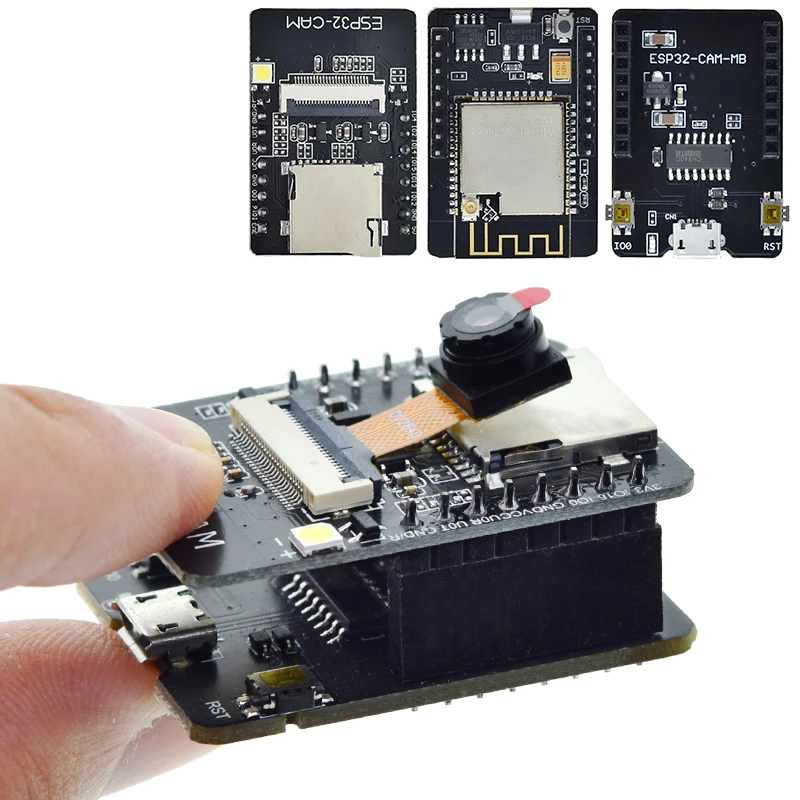 รูปสินค้า บอร์ดพัฒนา ESP32-CAM พร้อมกล้อง USB สำหรับโปรเจกต์อัจฉริยะ