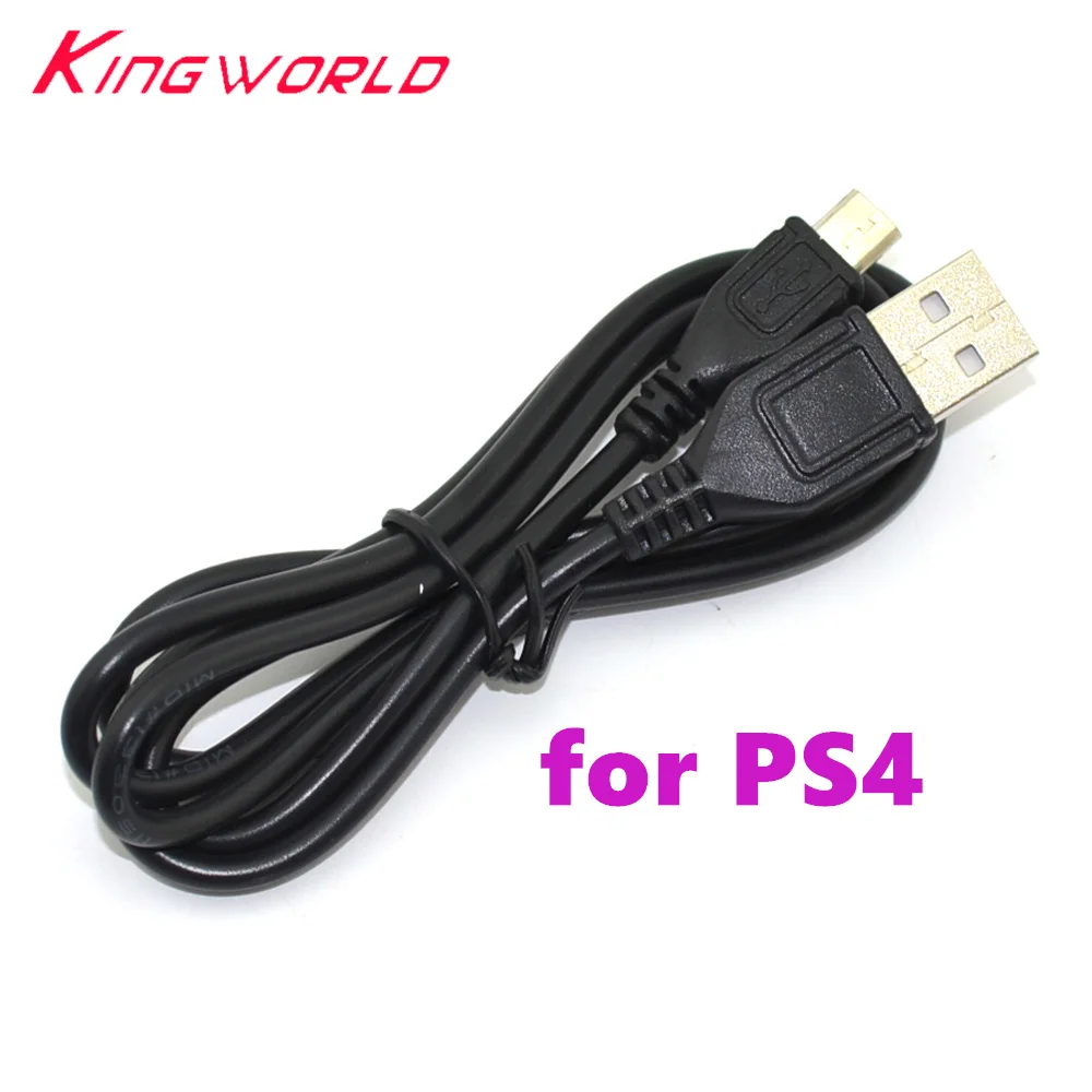 

100 шт. для P-layStation 4 для PS4 Геймпад зарядная Кабельная линия Micro USB для контроллера джойстика с ручкой длиной 1 м