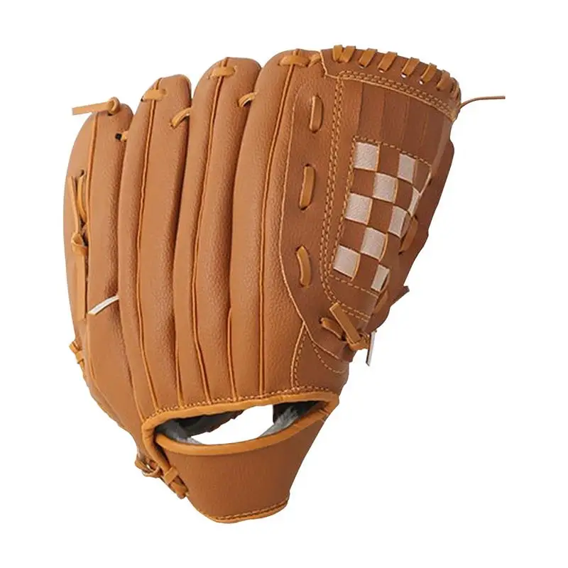 Baseball Glove Softball Practice Equipment Left Hand Size 10.5/11.5/12.5 For Children Teenagers Adults Training