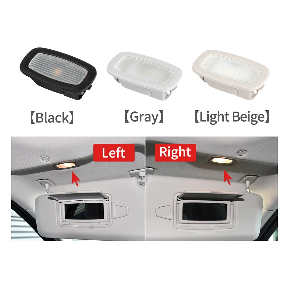 

Car Inner Roof Light Sunvisor Makeup Lamp A00090695047H52 for Mercedes-Benz W205 W253 W213 W222 C200 E260 S300 Gray