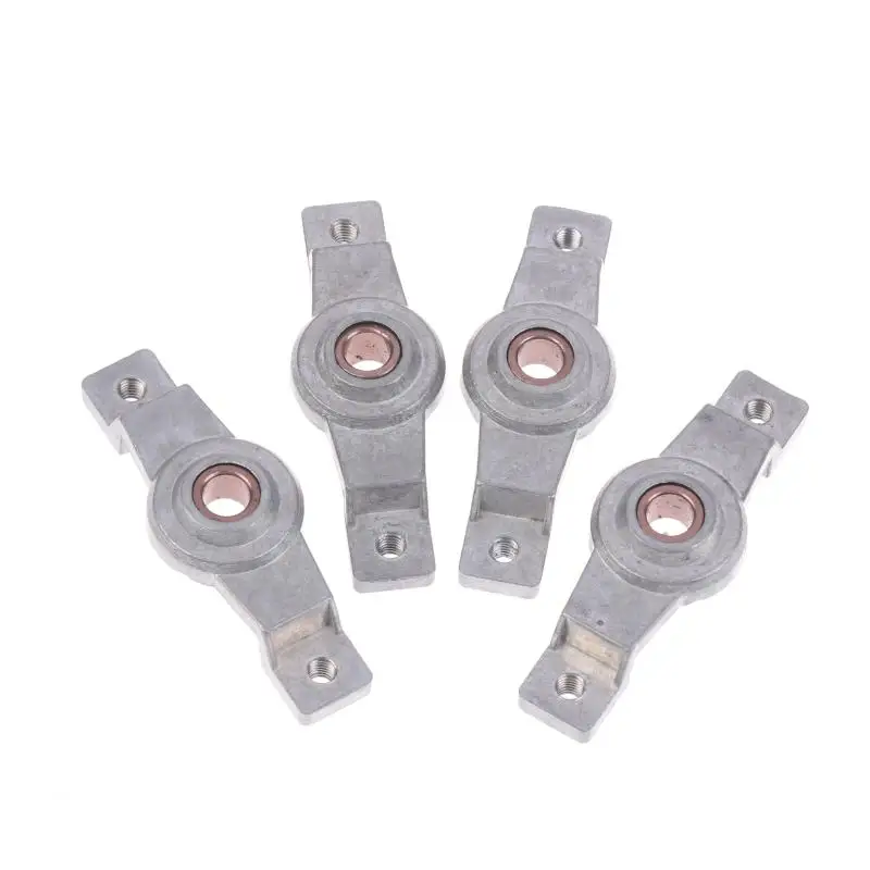 덮개가 있는 폴용 2/4개 쉐이드 폴 모터 브래킷 YJ61 모터 베어링 샤프트 블록 홀더 지지대 고정 장치