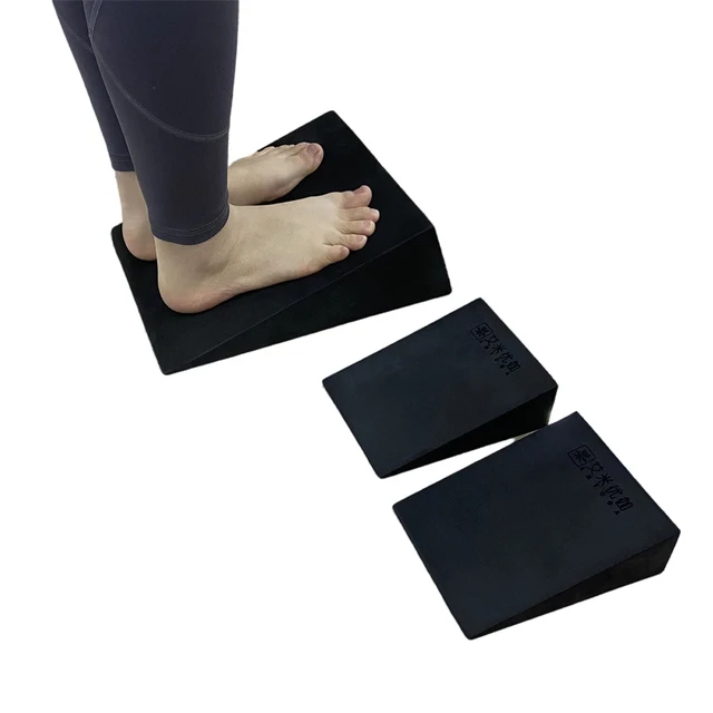 Yoga Wedge - Yoga Foam Slant Board Calf Stretch Foam Incline Yoga Foam Wedge  Blocks, Foot Stretch 