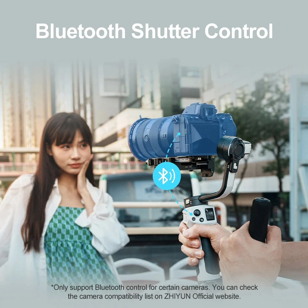 ZHIYUN CINEPEER WEEBILL 3E 3 축 짐벌 카메라 안정기, DSLR 미러리스 카메라 안정기, 블루투스 제어