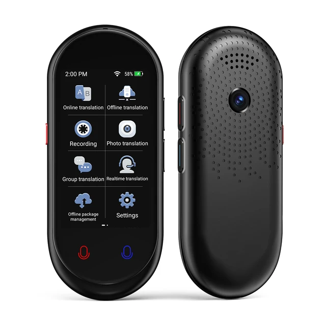 Vormor Z8 Portable Smart Voice Translator Real-time 138 Multi-Language Speech Interactive Offline Translator for Travel Learning
