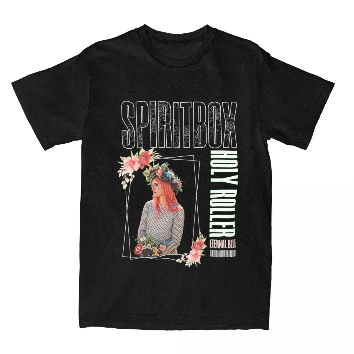 

Novelty Spiritbox Holy Roller Flower T Shirt Men Women 100% Cotton Tee Shirt Gift Idea Clothing