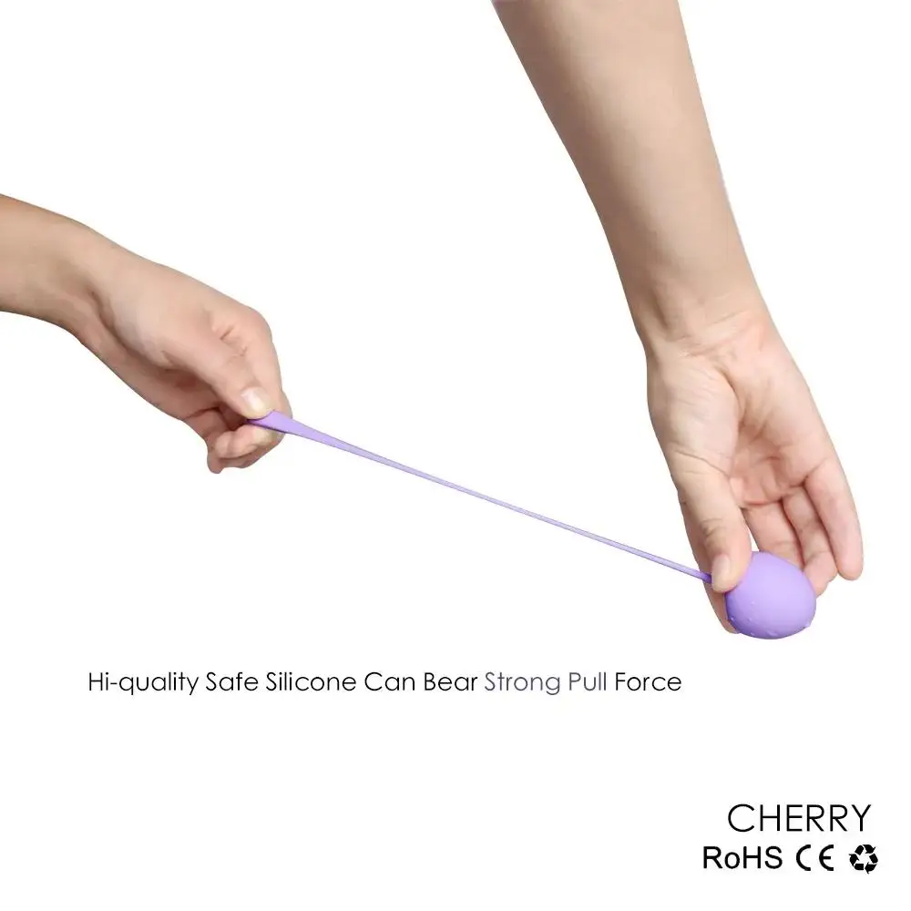 5pcs/Set Safe Silicone Exercise Kegel Geisha Ball Ben Wa Ball Vaginal Vagina Toys Massage Trainer Purple Sex Tighten Balls Kegel