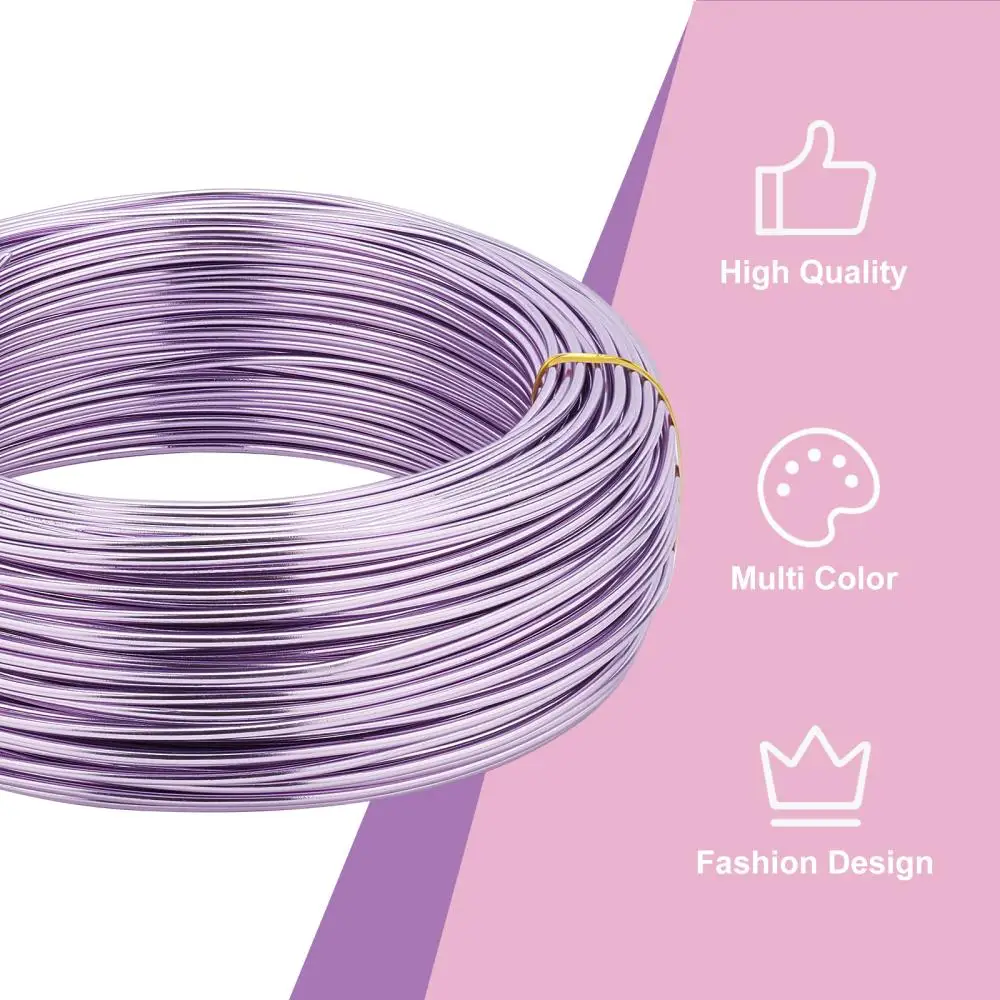 500g 2mm Jewelry Craft Aluminum Wire Bendable Metal Sculpting Wire for DIY Jewelry Findings Bonsai Trees Floral Art Crafts Makes
