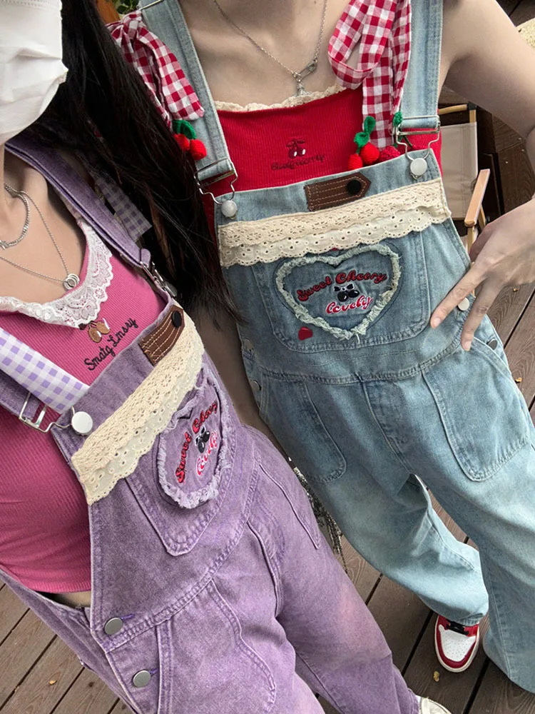 Summer Savings 2023! JERDAR Womens One Piece Jumpsuits Overalls Denim Jeans  Bib Trousers Long Pants Dungarees Work Pants for Women Jeans for Women