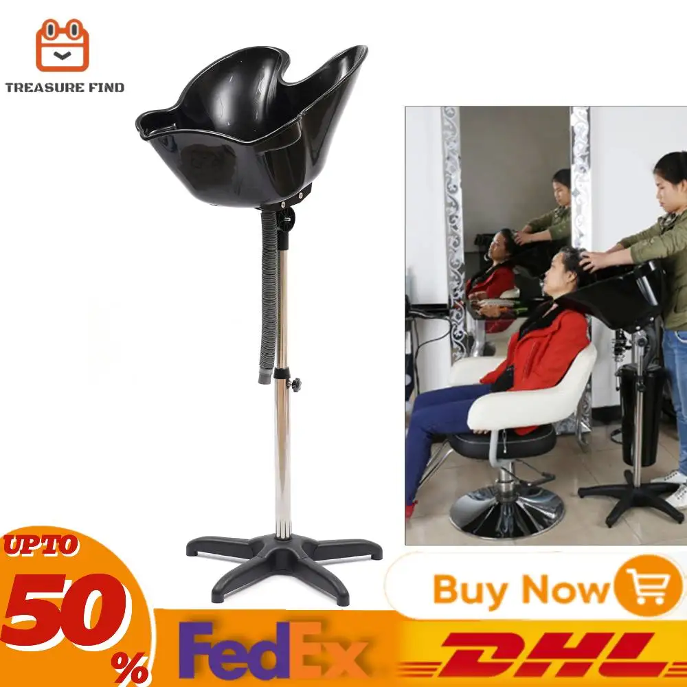 Portable Salon Mobile Hairdressing Washing Hair Basin Sink Backwash Shampoo Bowl[Large size]