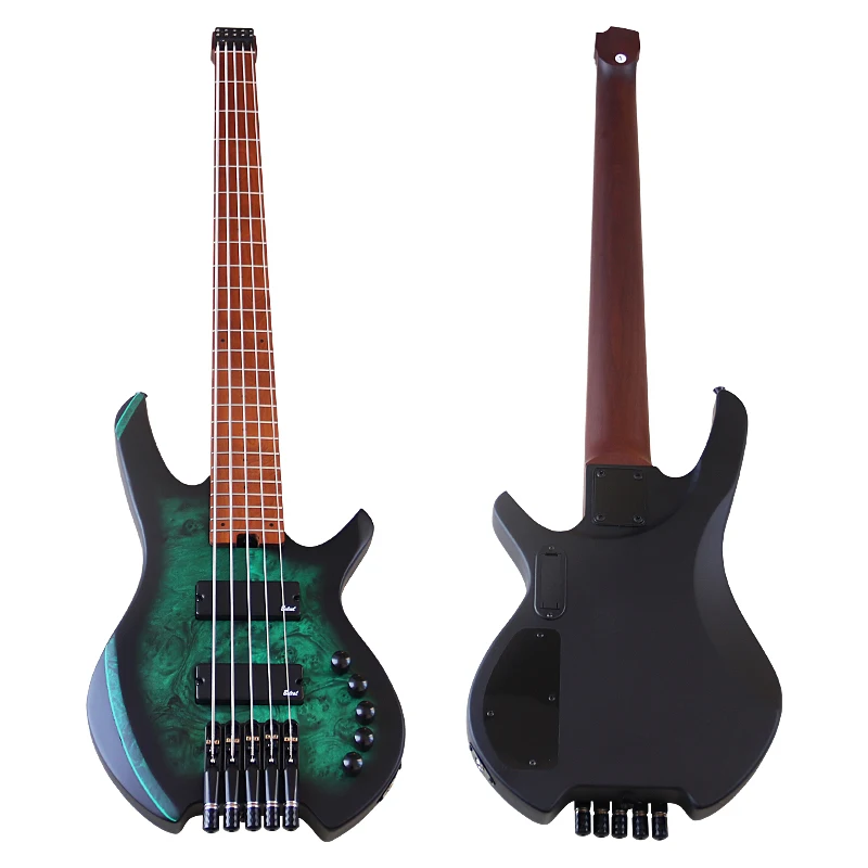 無垢材のボディ,5弦,ヘッドレスギター,41インチ,新しいコレクションを