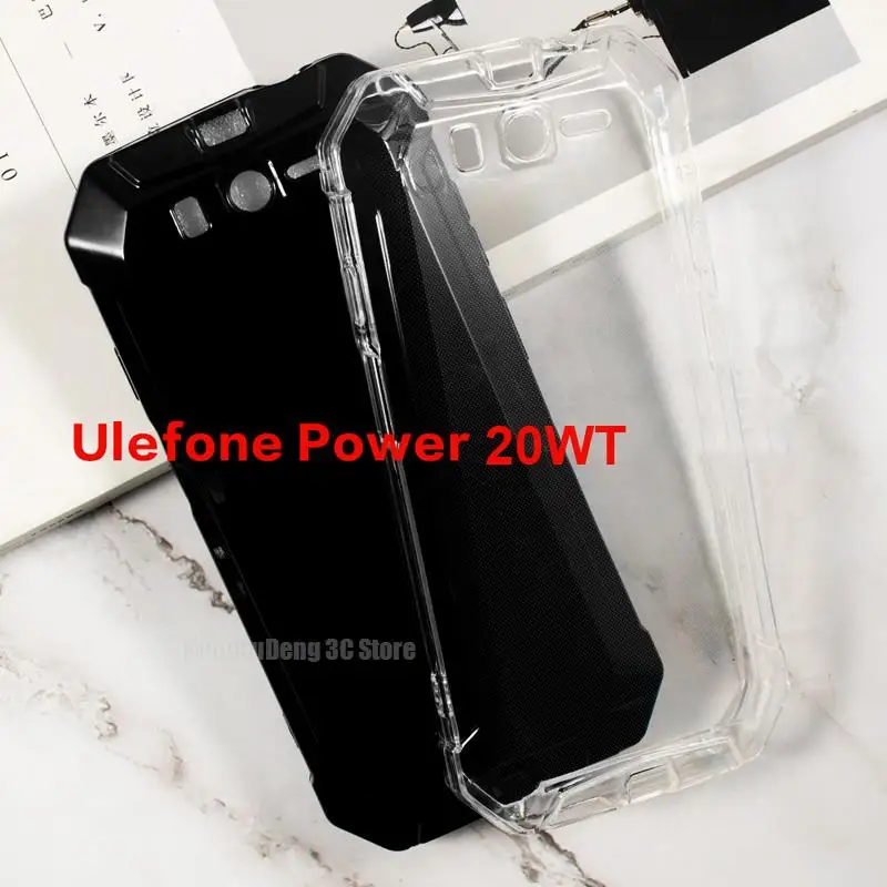 Silicone Caso Proteção Para Ulefone Power Armor 20wt, Transparente.
