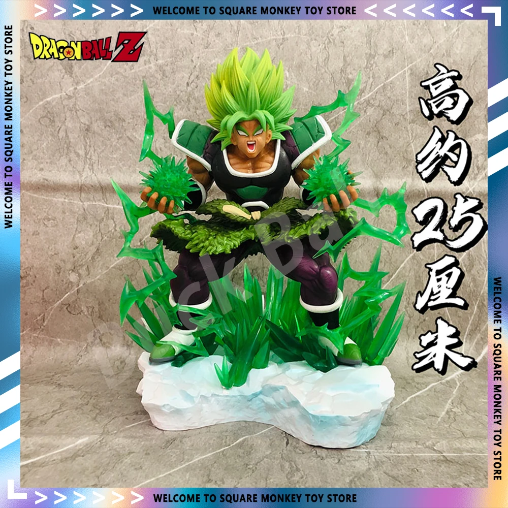 

Dragon Ball Z Figures Frenzy Broly Figurine Super Saiyan Broli GK 25cm Anime Figure Model Pvc Doll Statue Decora Kids Gift Toy